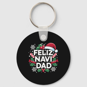 Feliz Navi Vadergrap Familie Kerstmis Vader Pyjama Sleutelhanger