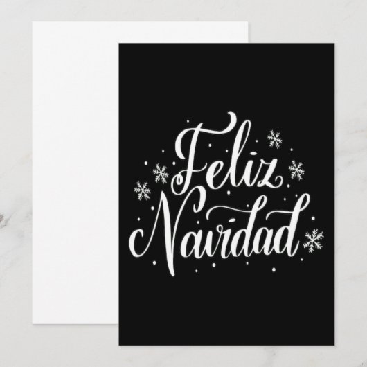 Feliz Navidad (Voorkant / Achterkant)