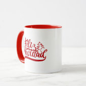 Feliz Navidad 11oz Coffee-Mok Mok (Voorkant links)