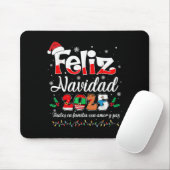 Feliz Navidad 2025 Matching Family Spanish Christm Muismat (Met muis)