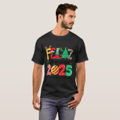 Feliz Navidad 2025 Spanish Christmas Mexican Famil T-shirt (Voorkant volledig)