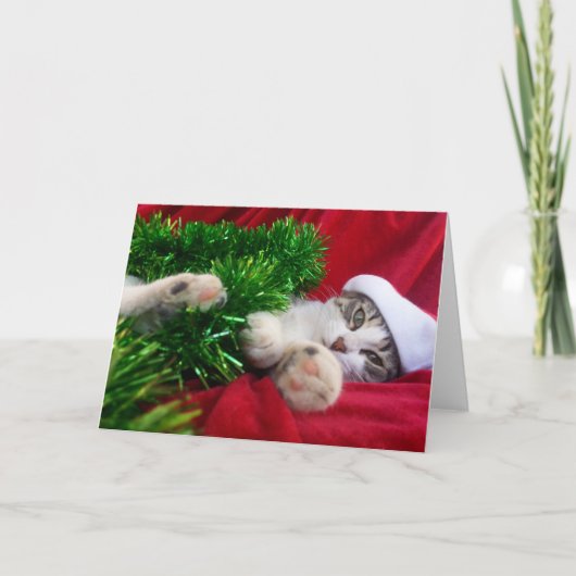 Feliz Navidad 3 Feestdagen Kaart (Voorkant)