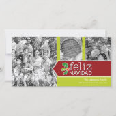 Feliz Navidad - 3 fotocollage Feestdagenkaart (Voorkant)