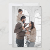 Feliz Navidad 4 Foto Flat Holiday Kaart (Achterkant)