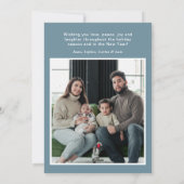 Feliz Navidad 4 Photo Flat Holiday Card Feestdagenkaart (Achterkant)