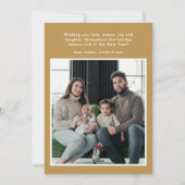 Feliz Navidad 4 Photo Flat Holiday Card Feestdagenkaart (Achterkant)