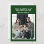 Feliz Navidad 4 Photo Flat Holiday Card Feestdagenkaart (Achterkant)