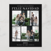 Feliz Navidad 5 Foto Feestdagenkaart (Voorkant)