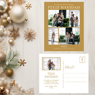 Feliz Navidad 5 Foto Feestdagenkaart