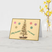 Feliz Navidad a mi novia, Spaans Kaart (Gele Bloem)