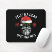 Feliz Navidad Achos Grappig Spaans Vrolijk Kerstfe Muismat (Met muis)
