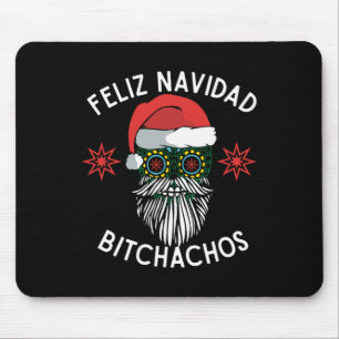 Feliz Navidad Achos Grappig Spaans Vrolijk Kerstfe Muismat