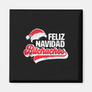 Feliz Navidad Achos Grappige Kerstman Spaanse Kers Magneet