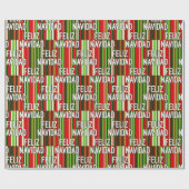 Feliz Navidad Amigos Cadeaupapier (Vlak)