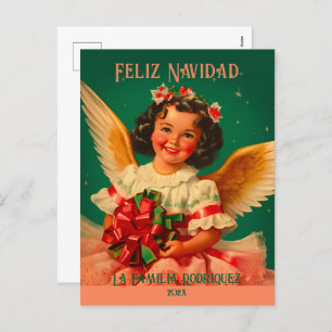 "Feliz Navidad" Angel Christmas Briefkaart