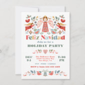 Feliz Navidad Angel Mexicaanse kerstfeest Kaart (Voorkant)