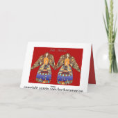 Feliz Navidad Angelos Spaanse taal Kerstmis Feestdagen Kaart (Achterkant)