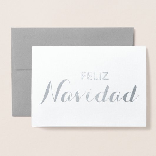 Feliz Navidad Año Spaans elanckerst Folie Kaarten (Voorkant met envelop)