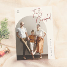 Feliz Navidad Arch Foto Kerstmis