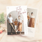 Feliz Navidad Arch Foto Kerstmis Feestdagenkaart