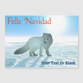 Feliz Navidad - Arctic Fox (Voorkant)