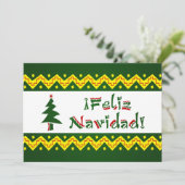 Feliz Navidad arriba Kaart (Staand voorkant)