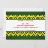 Feliz Navidad arriba Kaart (Achterkant)