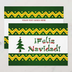 Feliz Navidad arriba Kaart