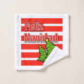 Feliz Navidad Bad Handdoek (Wasdoekje)