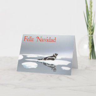 Feliz Navidad - Bandzeehond Feestdagen Kaart
