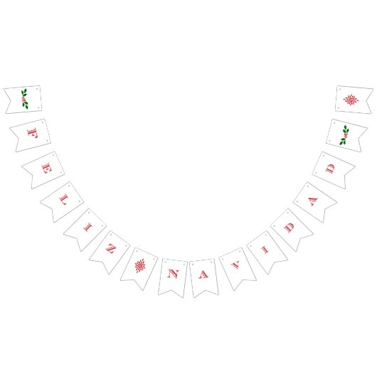 Feliz Navidad-banner Vlaggetjes (Alle)