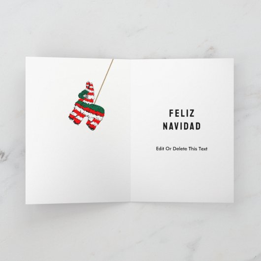 Feliz Navidad-betaalkaarten Kaart (Binnen)