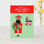 Feliz Navidad-betaalkaarten Kaart (Gele Bloem)