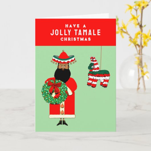 Feliz Navidad-betaalkaarten Kaart (Gele Bloem)