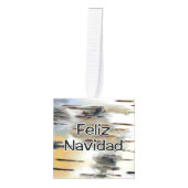 Feliz Navidad - Birchbark Decoratie (Voorkant)