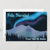 Feliz Navidad - Blue Aurora (Voorkant / Achterkant)
