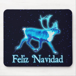Feliz Navidad - Blue Cariou (rendier) Muismat