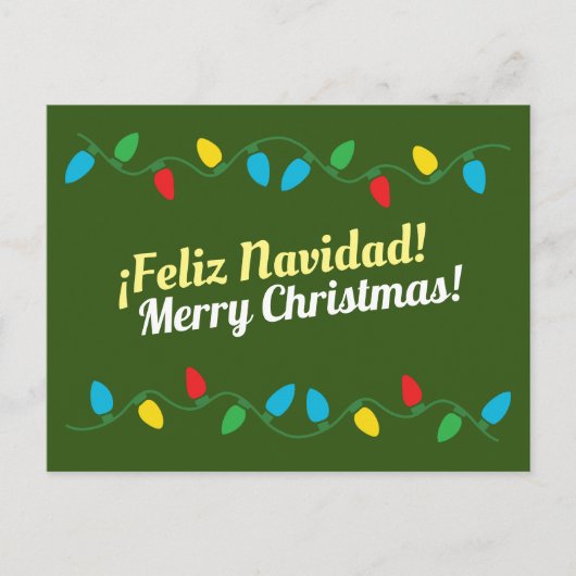 Feliz Navidad Briefkaart (Voorkant)