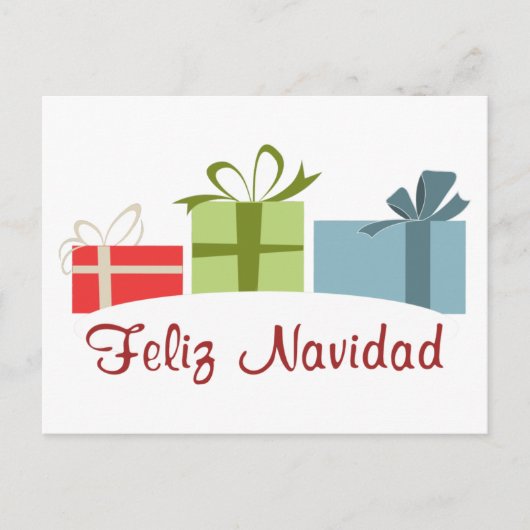 Feliz Navidad Briefkaart (Voorkant)