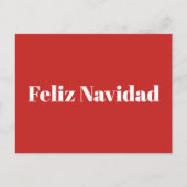 Feliz Navidad Briefkaart (Voorkant)