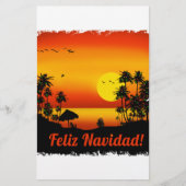 feliz Navidad Briefpapier (Voorkant)