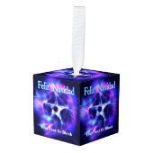 Feliz Navidad - Bright Star Cube Ornament (Voorkant hoekig)
