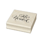 Feliz Navidad Brush Rubberstempel (Stempel)