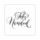 Feliz Navidad Brush Rubberstempel (Afrduk)