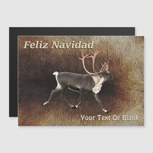 Feliz Navidad - Bull Cariou (rendier) (Voorkant / Achterkant)
