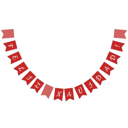 Feliz Navidad Bunting Flags Vlaggetjes (Alle)