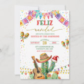 Feliz Navidad Cactus Kerst Vakantie Fiesta Kaart (Voorkant)