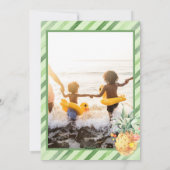 Feliz Navidad | Cactus-kerstfotocollage Feestdagenkaart (Achterkant)