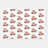 Feliz Navidad Cactus Kerstmis Mexico Inpakpapier Vel (Voorkant 2)