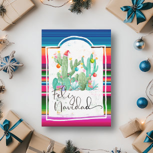 Feliz Navidad Cactus Kerstmis Spaans Feestdagenkaart